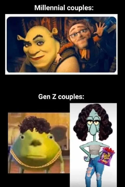 Millennial vs Gen Z couples
