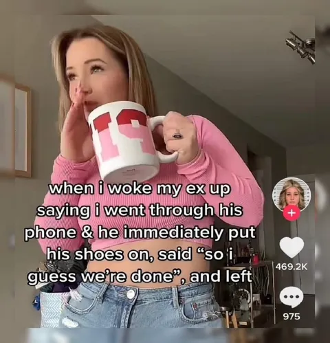 Ex Immediately Leaves After Phone Check