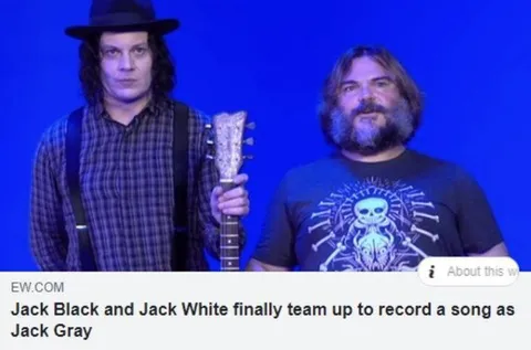 Jack Black and Jack White Become Jack Gray
