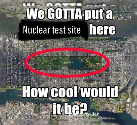 Nuclear Test Site in Central Park
