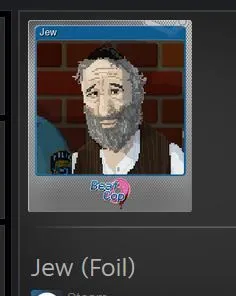 Jew Beat Cop Card