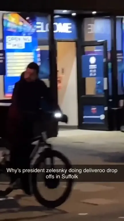 Zelenskyy Deliveroo in Suffolk