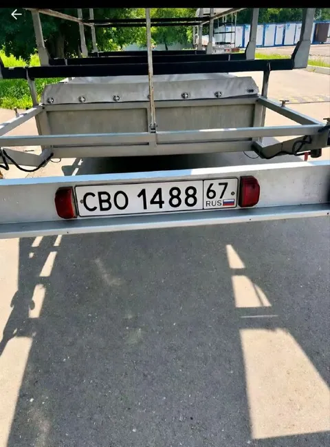 Прицеп с номером СВО 1488