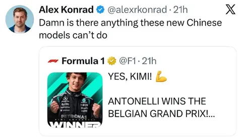 Kimi Antonelli Wins Belgian Grand Prix
