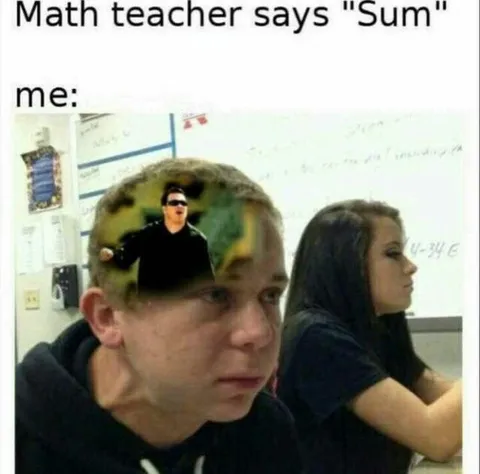 When the Math Teacher Says Sum