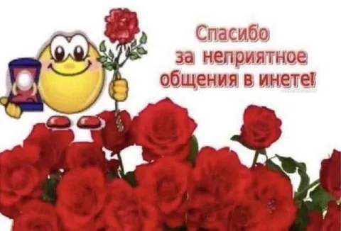 Спасибо за неприятное общение