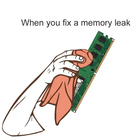 When You Fix a Memory Leak