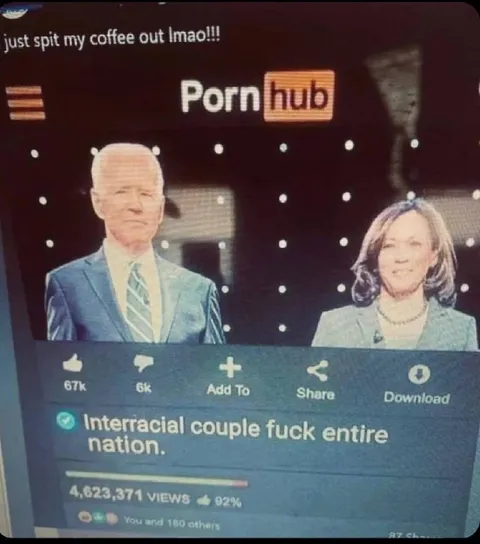 Biden and Harris Interracial Couple