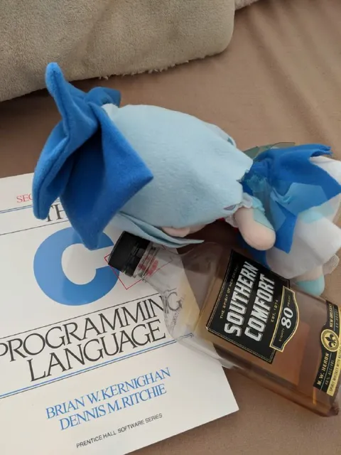 Plushie Studying With Southern Comfort