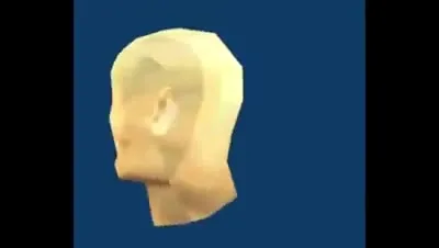 Вращающаяся странная голова