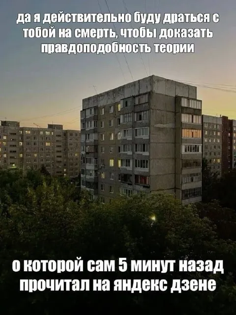 Драться за теорию из Дзена