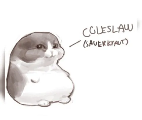 Cgleslaw the Sauerkraut Cat
