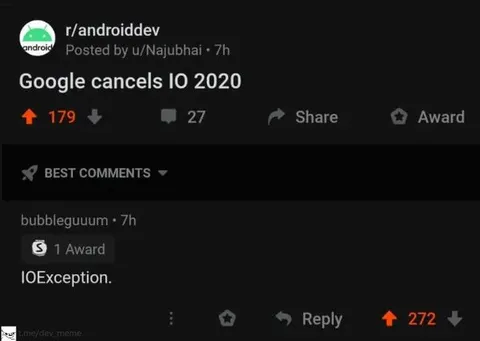 Google Cancels IO 2020 Exception