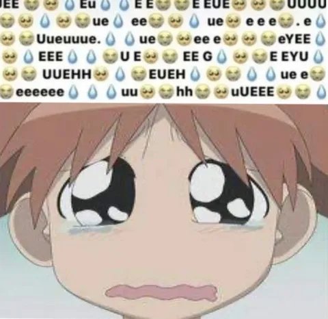 Anime Girl Crying Gibberish