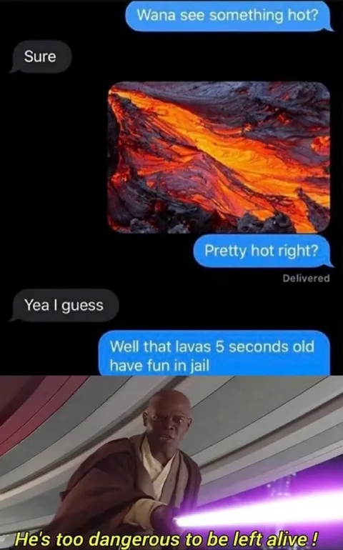Five-Second-Old Lava