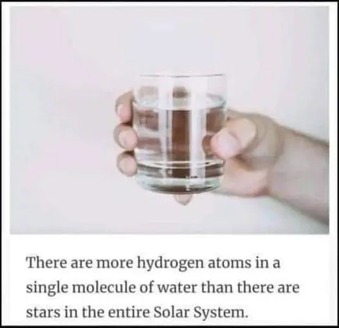 Hydrogen Atoms Outnumber Solar Stars