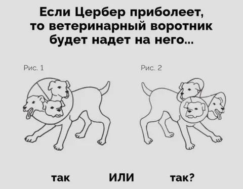 Ветеринарный воротник для Цербера