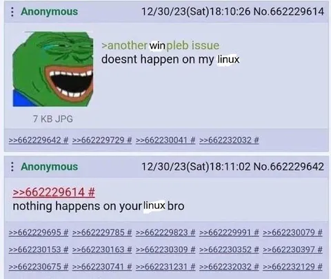 Nothing Happens on Your Linux