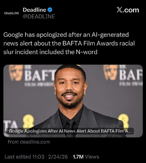 AI News Alert Uses the N-Word