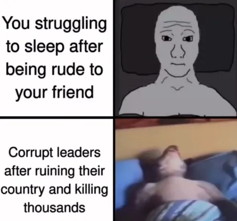Corrupt Leaders Sleeping Peacefully