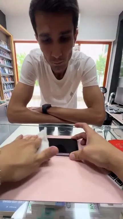 Phone Shop Handshake Prank