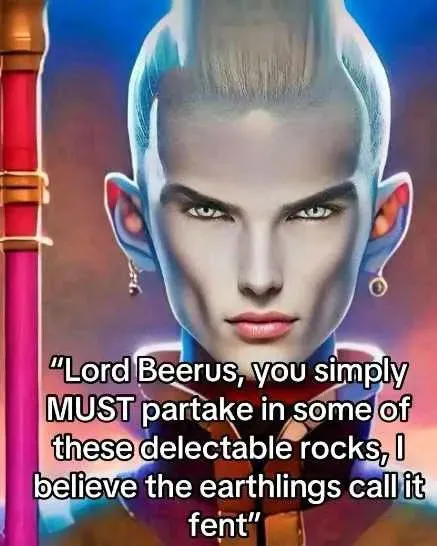 Lord Beerus Delights in Fent