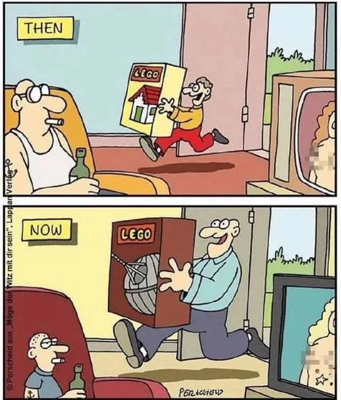 Тогда и сейчас с LEGO