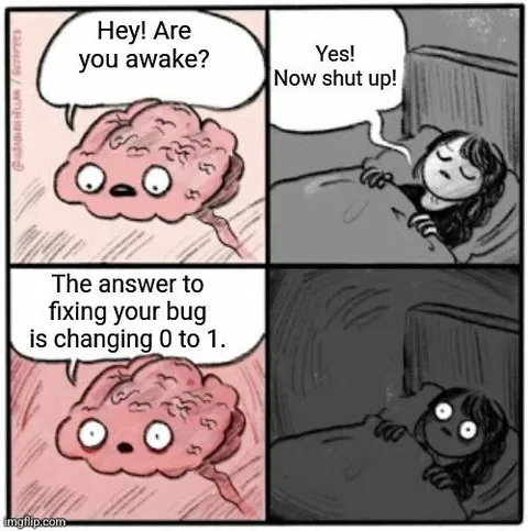 The Answer Is Changing 0 to 1