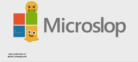 Логотип Microslop