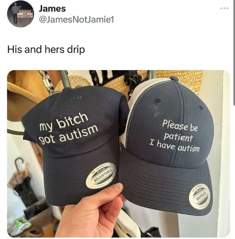 His and Hers Autism Caps