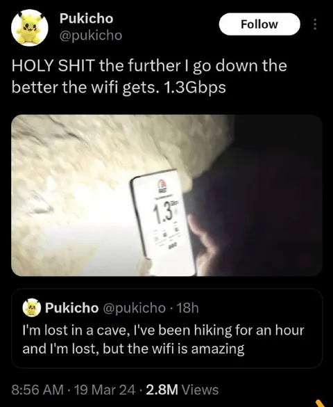Cave Wi-Fi Gets Better