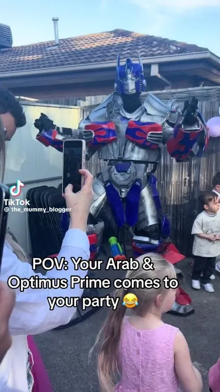 Optimus Prime at Your Party