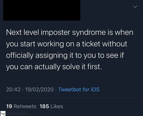 Next Level Imposter Syndrome