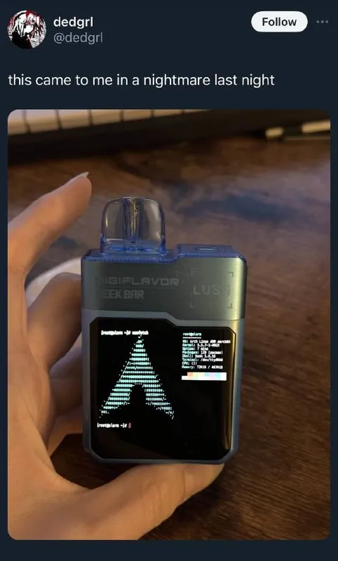 Nightmare Vape Screen