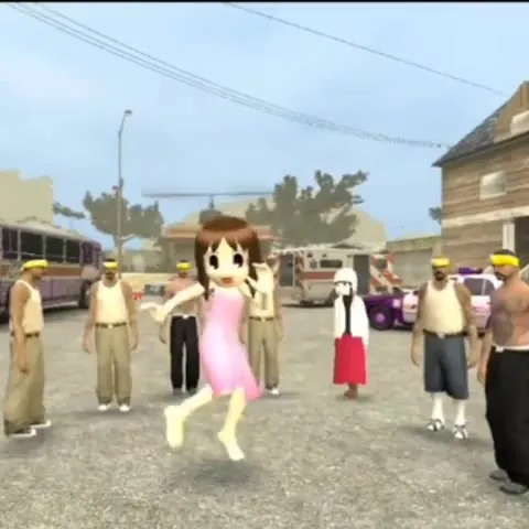 Безумный танец в GTA