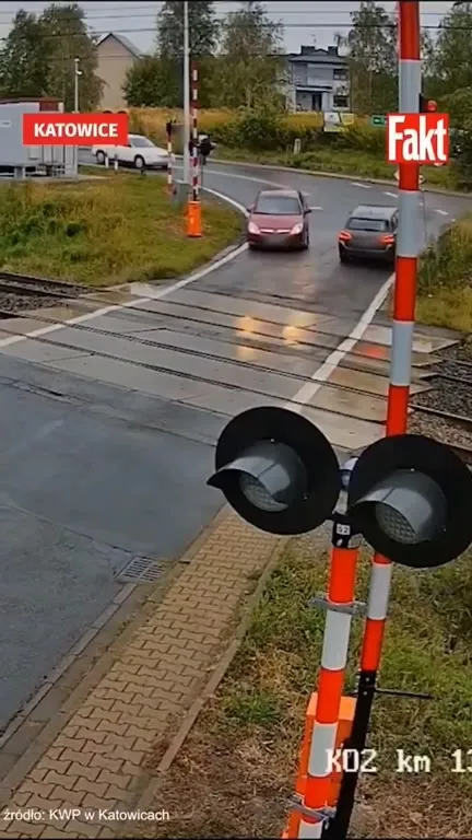 Samochód kontra pociąg