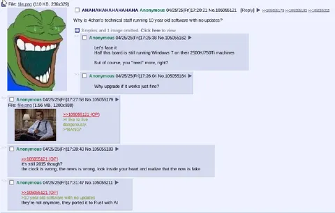 4chan Still Runs Windows 7