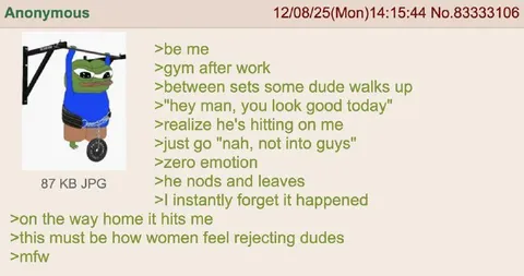 Rejecting Dudes Like Women Feel