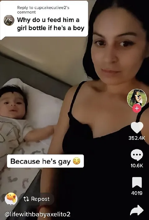 Because He’s Gay Baby Bottle