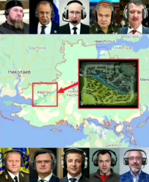 Военный штаб на карте из игры
