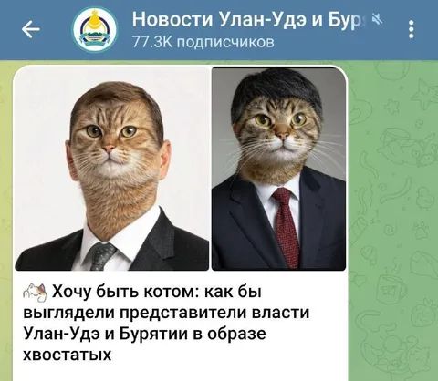 Представители власти в образе котов