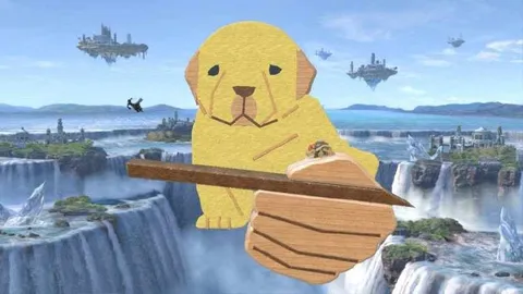 Печальный пёс над водопадами