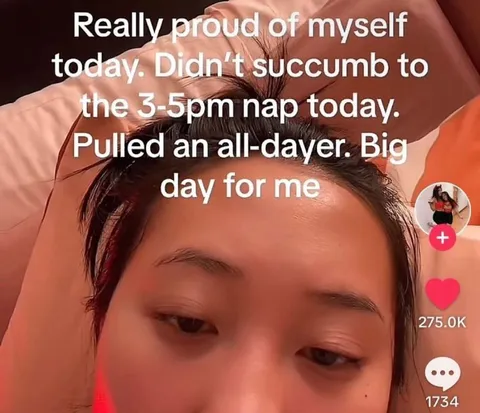 Proud of Staying Awake