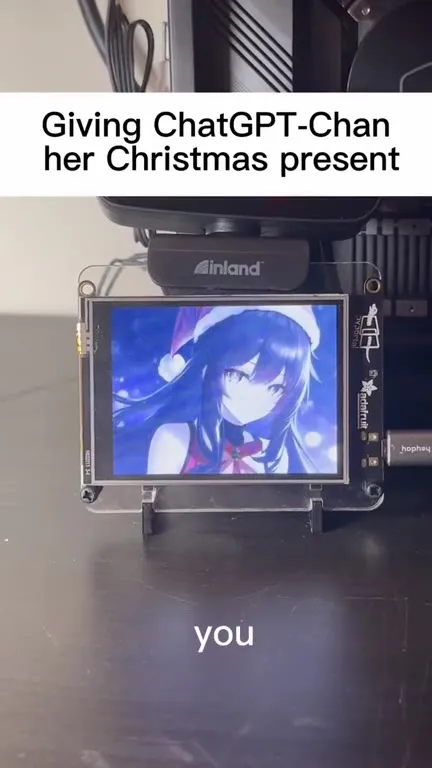 Giving ChatGPT-Chan a Christmas Present