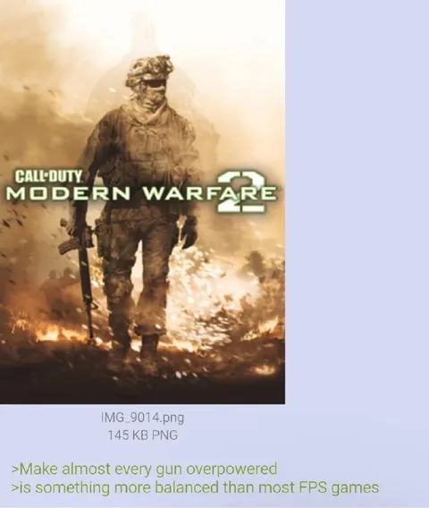 Modern Warfare Gun Balance Joke