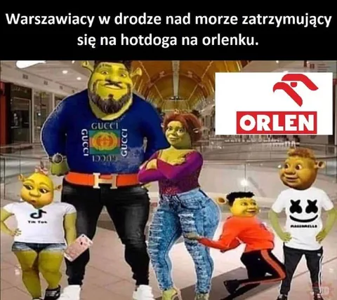 Warszawiacy na hot doga w Orlenie
