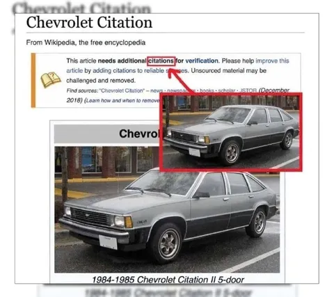 Chevrolet Citation Citation Correction