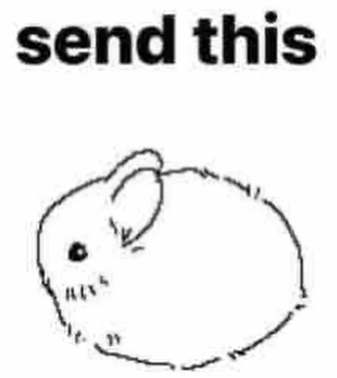 Send This Rabbit Drawing