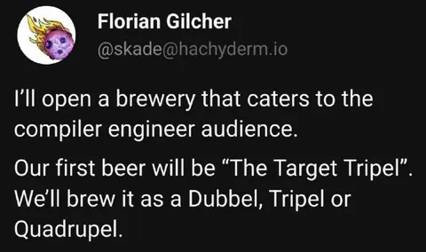 Compiler Engineer Brewery Joke