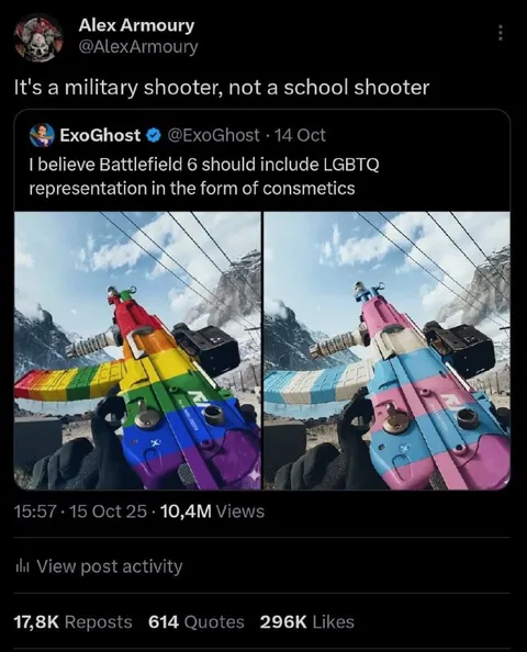 Military Shooter Rainbow Gun